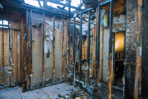 Professional Fire Damage Assessment technician working in Silverdale, PA